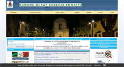 Desktop Screenshot of comune.sangenesio.pv.it